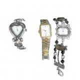 Ladies' Wristwatch Trio: Bulova and Others