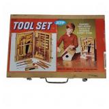 American Toy Wooden Tool Set in Case