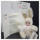 Marie Osmond Snowball Bit O' Bunny Porcelain Doll