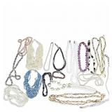 Beaded and Faux Pearl Necklaces
