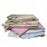 Hand Sewn Embroidered Linens and Napkins