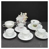 Fine China Teacups, Saucers, and Porcela