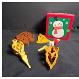 Wooden Christmas Ornaments with Box