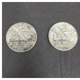 Six Flags Tokens with Roller Coaster Motif