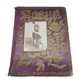 Victorian Scrapbook with Lithographs