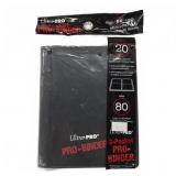 Ultra PRO 2-Pocket PRO-Binder Black