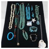 Turquoise, Shell & Beaded Jewelry