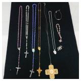 Rosaries, Crucifix Necklaces & Medals