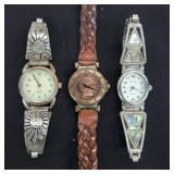 Watches Including Sterling Band Elements