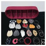 Fashion Earrings with Jewelry Organizer