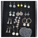 Costume Dangle Earrings Lot