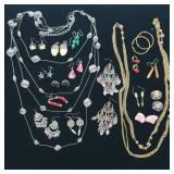 Costume Jewelry Necklace & Earring Collection