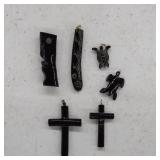 Black Coral Pendants