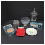 Glass, Silver, Ceramic & Barware Lot