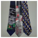 J Garcia & Novelty Print Silk Ties Assortment