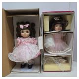 Adorable Belle Porcelain Collector Dolls in Boxes
