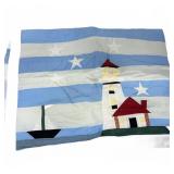Lighthouse Theme Pillow Cases Appliquï¿½ Set