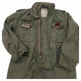 M-65 Field Jacket, OG-107, US Army, with Patches