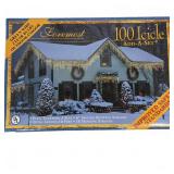 Foremost 100 Icicle Add-A-Set Light Set