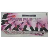 Purple Indoor/Outdoor End-to-End Lights