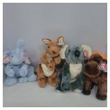 Ty Beanie Babies Large Zoo Animal Plush Set