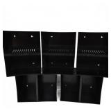 Black Plastic Modular CD Holder Storage Units