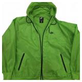 Nike Green Hooded Windbreaker Size XXL