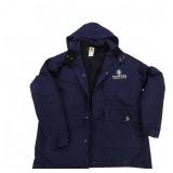 Carhartt Navy Hooded Jacket Large Westminster