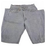 Levi's 550 Gray Jeans W29 L30 Tapered Leg