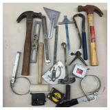 Hand Tools With Hammers & Measuring Tapes