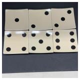 Restoration Hardware Dice Theme Plates 2001