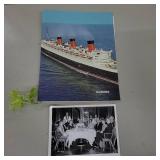 RMS Queen Mary 1963 Farewell Party Menu & Photo