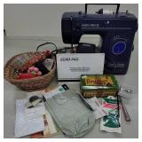 Euro-Pro Model 420 Sewing Machine & Accessories