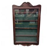 The Bombay Company Wooden Spoon Rack Cabinet