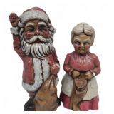 Santa & Mrs. Claus Ceramic Figurines