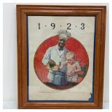 1923 Cream of Wheat Framed Ad