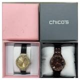 Chico's & Folio Ladies' Wristwatches in Boxes