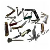 Pocketknives, Multi-Tools & Keychains Lot