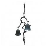 Wrought Iron Flower Bell Door Chime