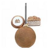 Copper Kitchen Decor Pans & Fruit Basket Mold