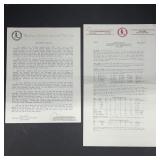 St. Louis Cardinals Press Media Game Notes 1985