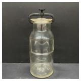 Wheaton Apothecary Glass Jar with Metal Clamp Lid