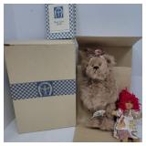 Knickerbocker Teddy Bear & Rag Doll Set w/ Box