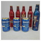 Budweiser Bud Light Sports Cans & Bottles