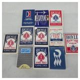 11 Playing Card Decks: Bicycle, Hoyle, Aviator