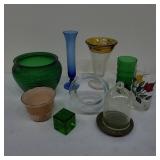 Art Glass Vases, Bowls & Tumblers