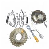 Vintage Kitchen Utensils & Mold