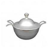 WILTON-Columbia USA Pewter Lidded Soup Tureen