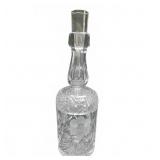 Cut Glass Crystal Decanter with Stopper