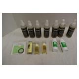 Cleaning supplies, peg compound, cleaner polish